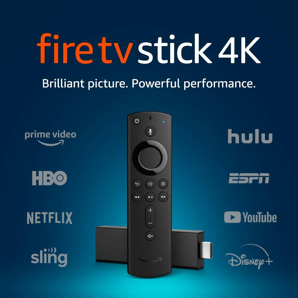 AMAZON FIRE STICK ALEXA VOICE REMOTE 4K – One to Three Day Shipping