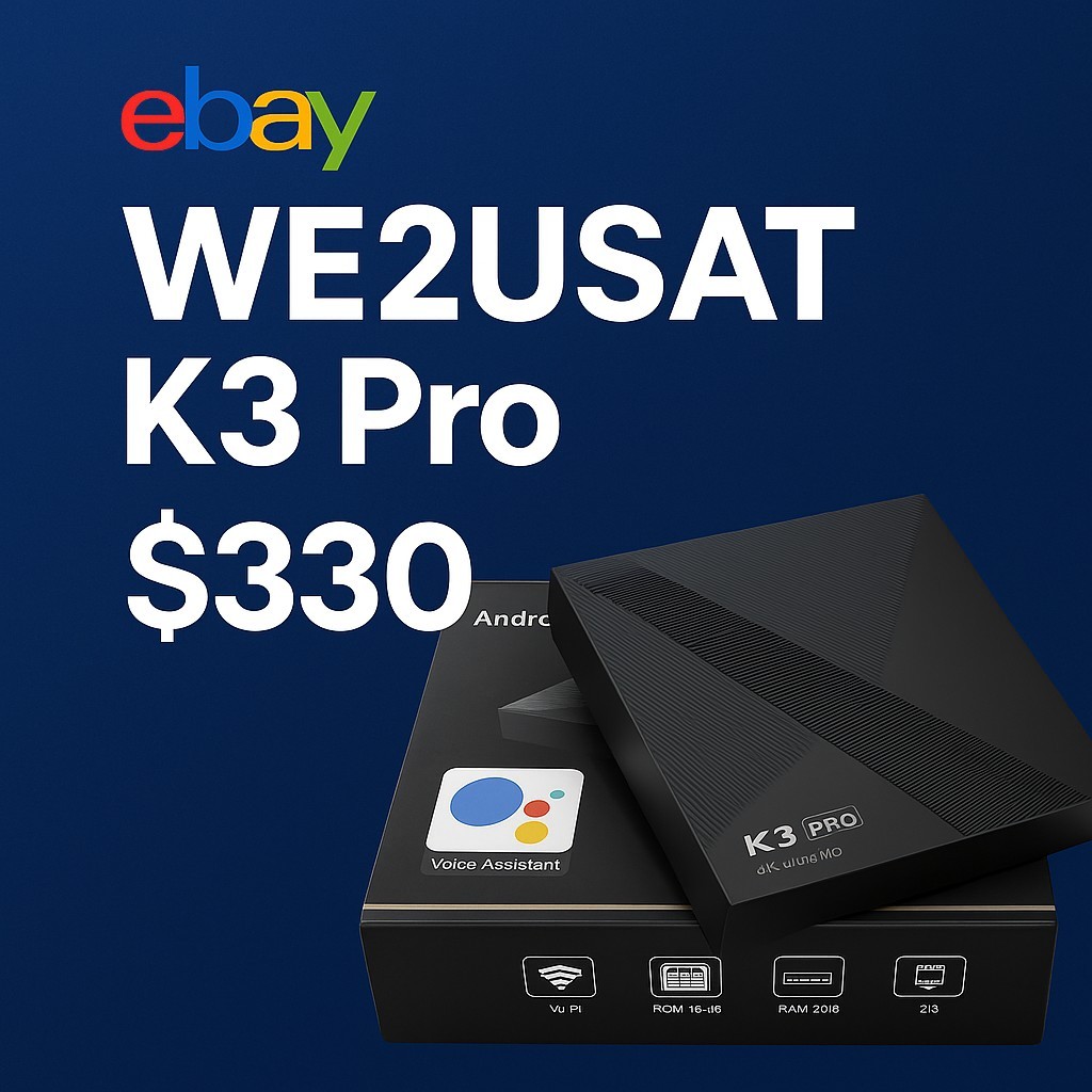 WE2USAT K3 Pro TV Box – Ultimate Streaming Freedom!