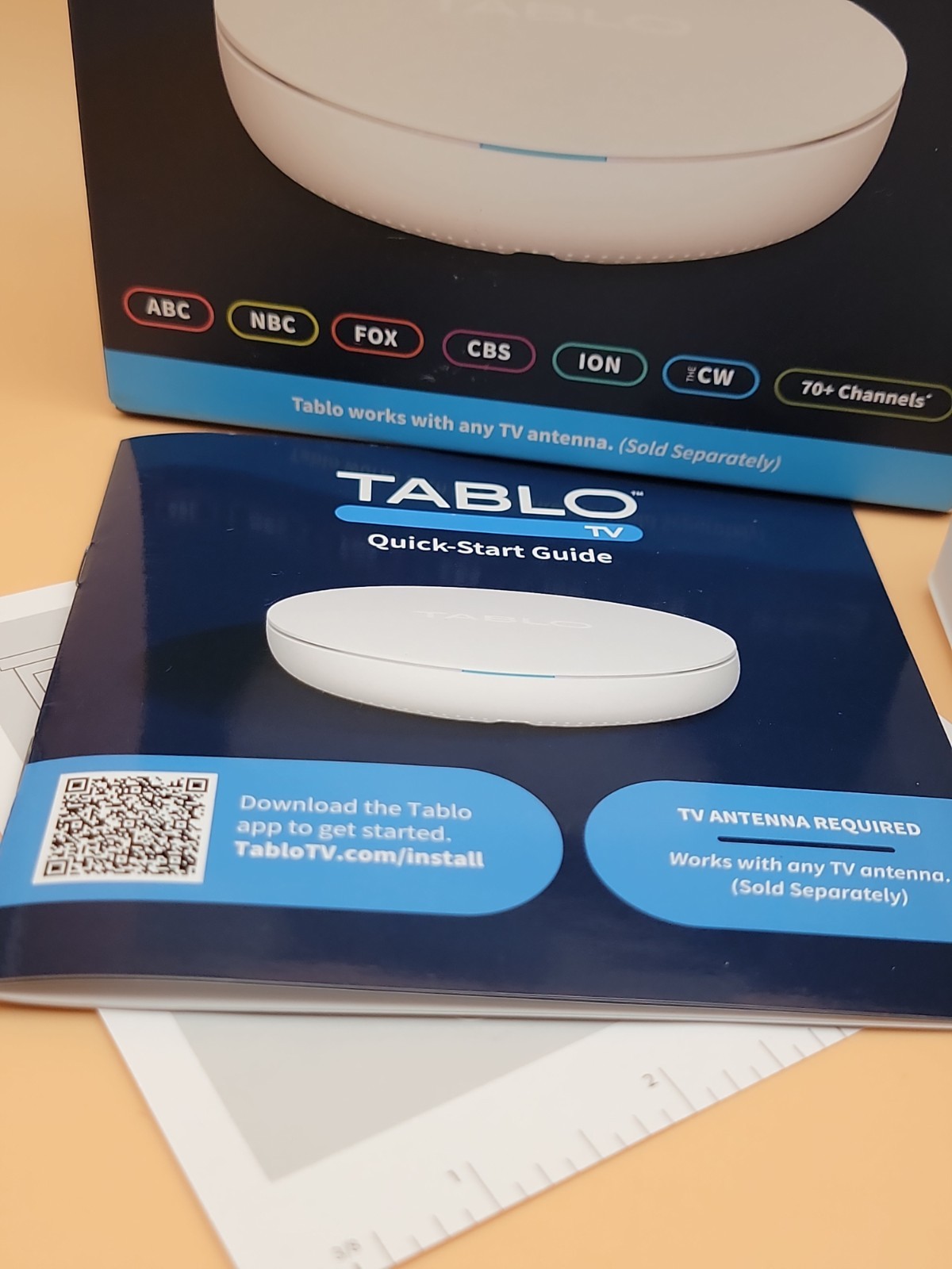Tablo Dual Lite OTA DVR TF1284B-01-CN Digital TV Recorder open box