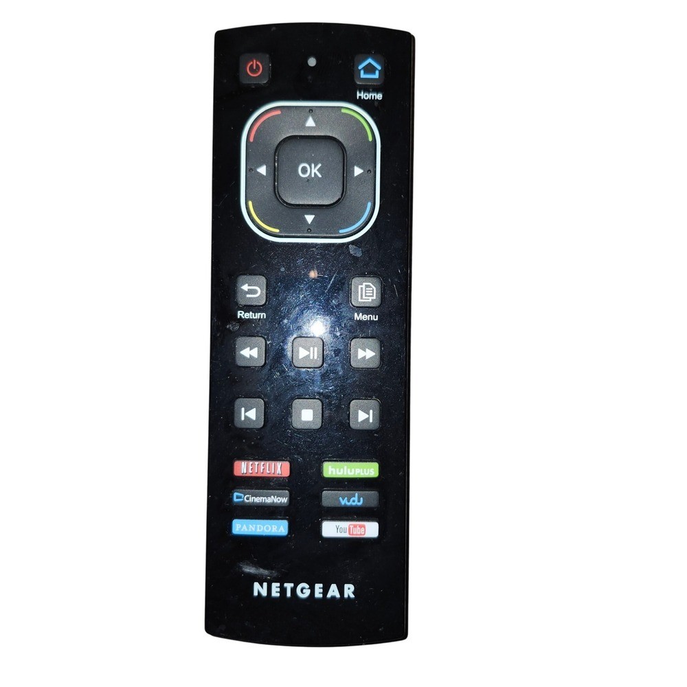 Netgear Remote Control Netflix Hulu Vudu Pandora Keyboard Streaming Media