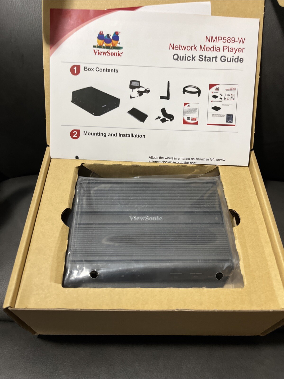 ViewSonic NMP589-W 4K Ultra HD Wireless Network Media Player