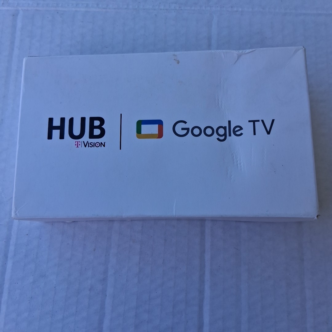 HUB T-Vision Google TV With Remote Streaming FACTORY SEALED BRAND NEW in Box