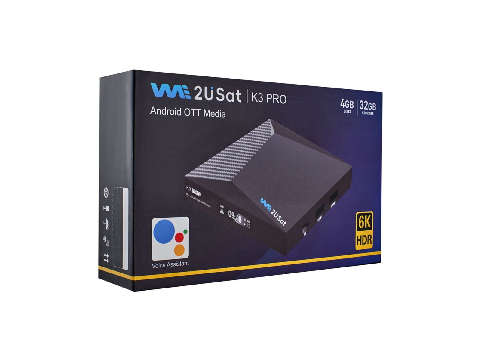 We2USat K3 PRO – Premium Global Live TV Box | Stable Server & Local Channels US