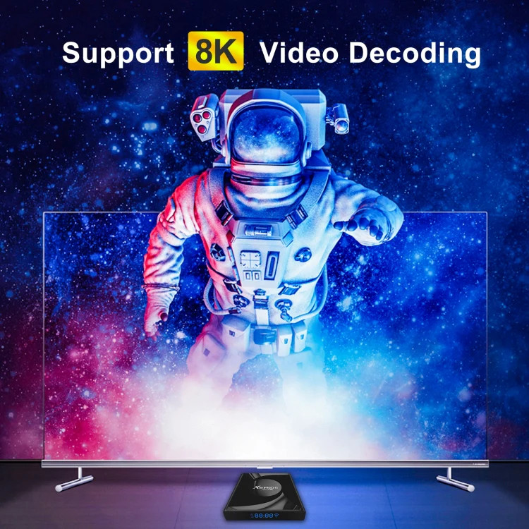 X88 Pro 13 Android 13.0 Smart TV Box with Remote Control, RK3528 Quad-Core, 4G+