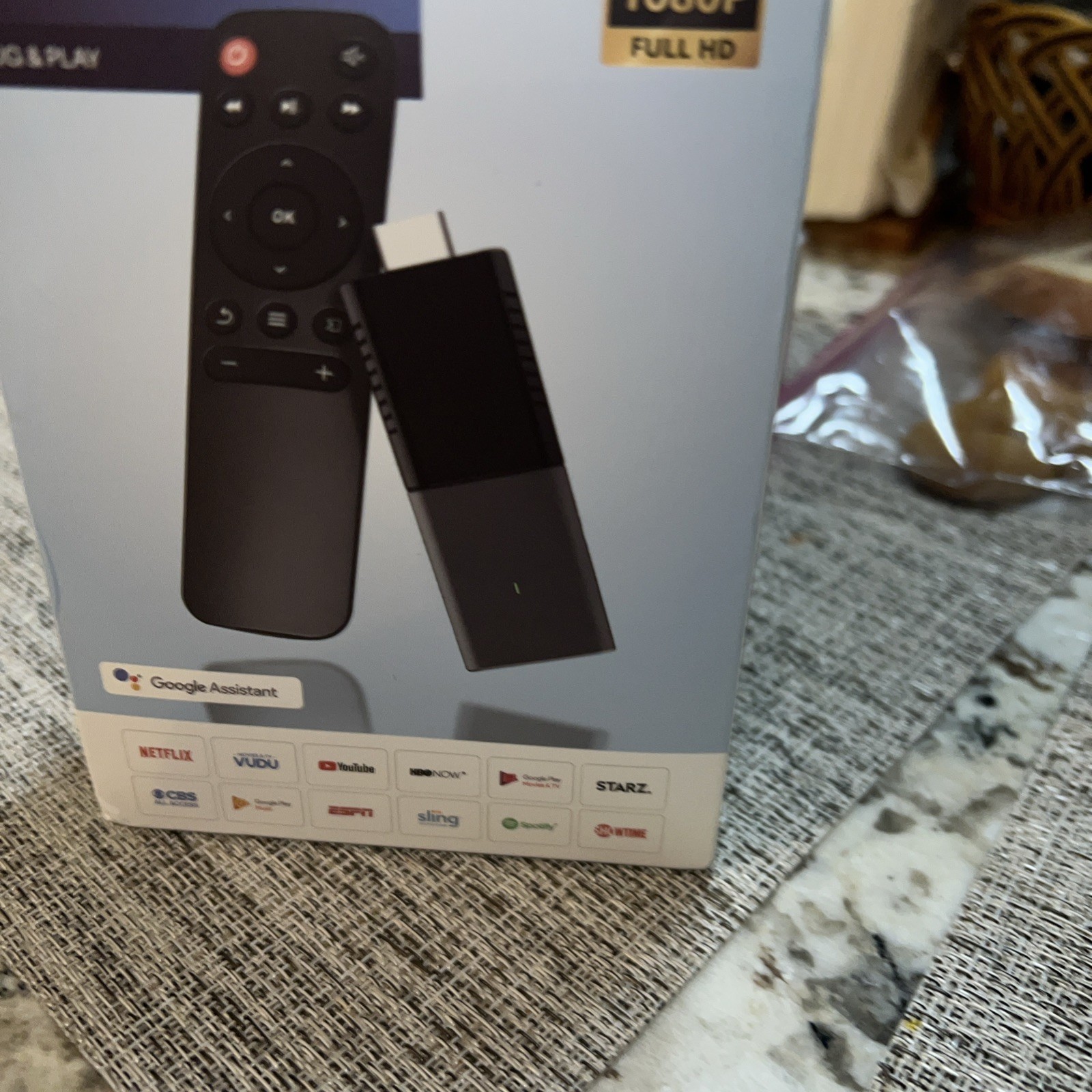 TV stick 4k Android 14.1 8G+128G WIFI:2.4G/5G Chromecast built-in