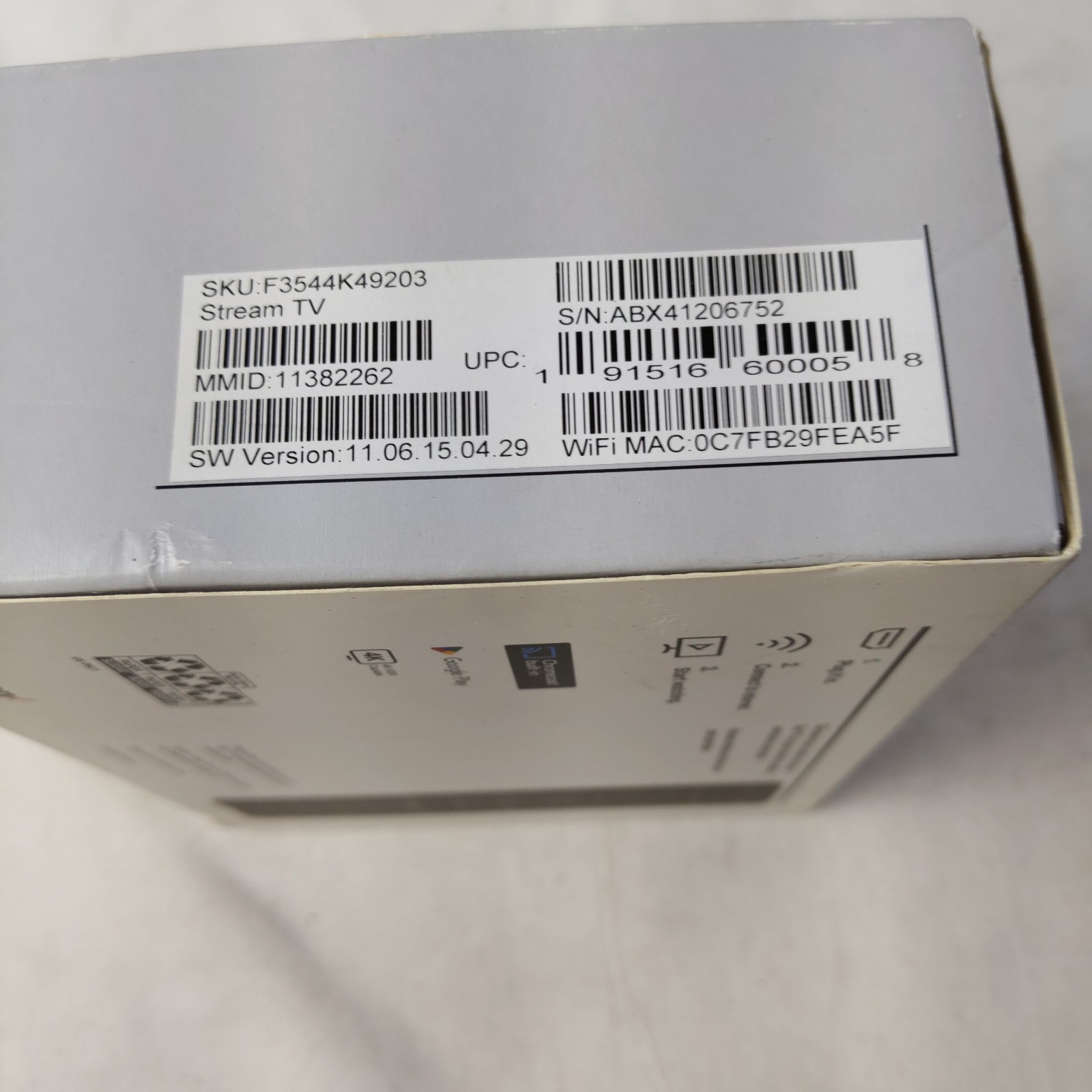 Verizon Stream TV Fios TV+ F3544K49203