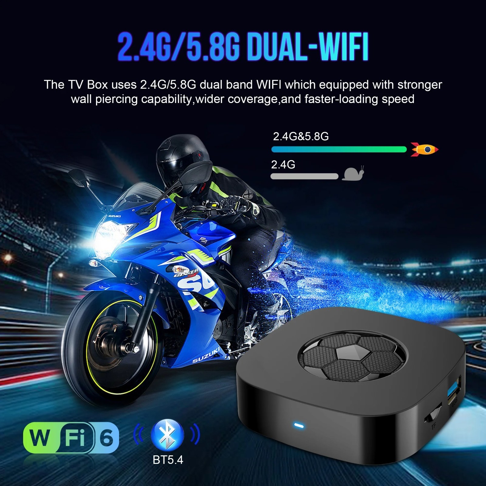 Android 16 TV Box T1 Ultra 8K UHD 8GB 128GB WiFi 6 Smart Streaming Media Player