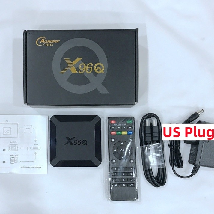 Android 10.0 TV Box X96Q Quad Core HD 4K Media Stream Player Mini PC Dual WiFi