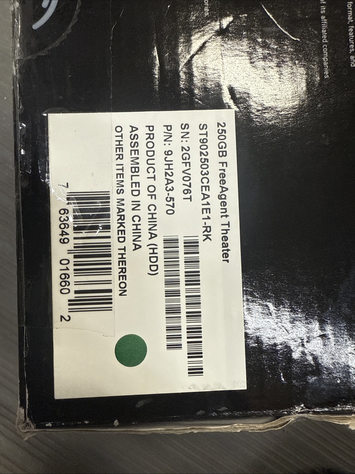 Seagate Free Agent Theater HD Media Player ST902503CEA1E1-RK NIB