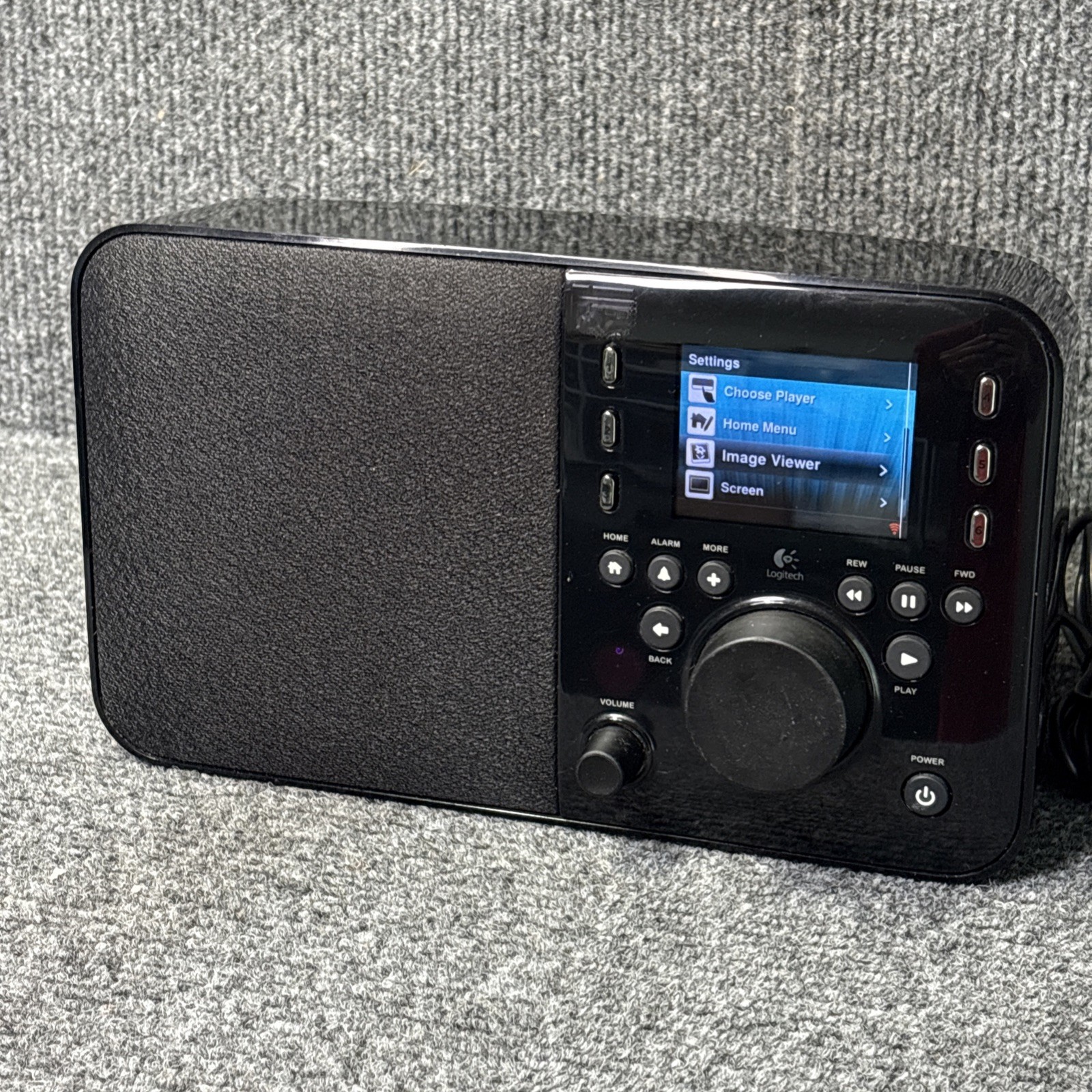 Logitech X-R0001 Black Wi Fi Squeezebox w/ OEM Power Supply