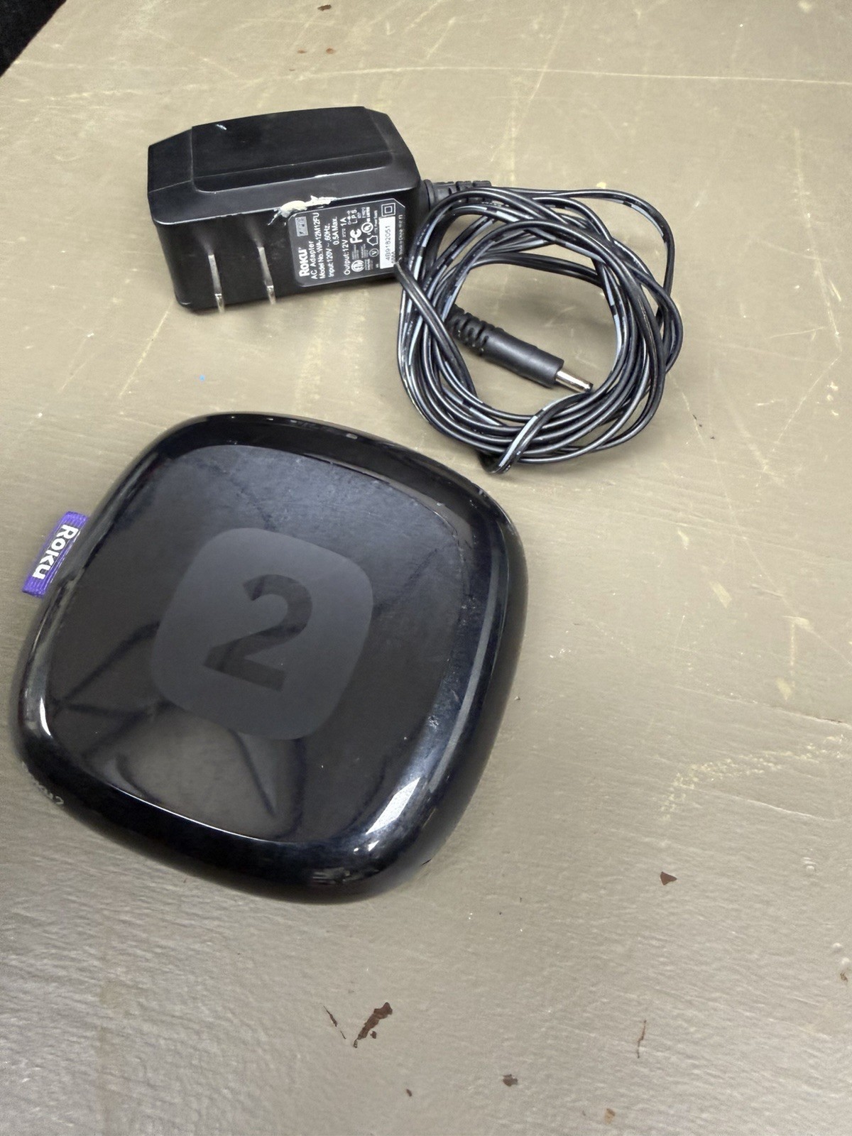 Roku 2 Media Streamer 2720X Black w/Power Supply – No Remote