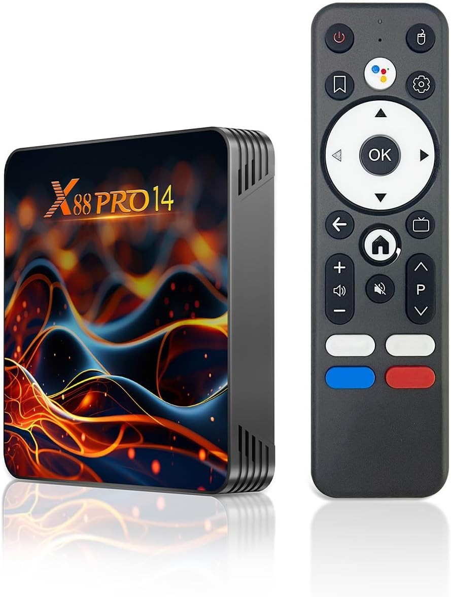 All-in-One Android 14.0 TV Box – 2GB RAM, HDR10 3D Support, Remote Control