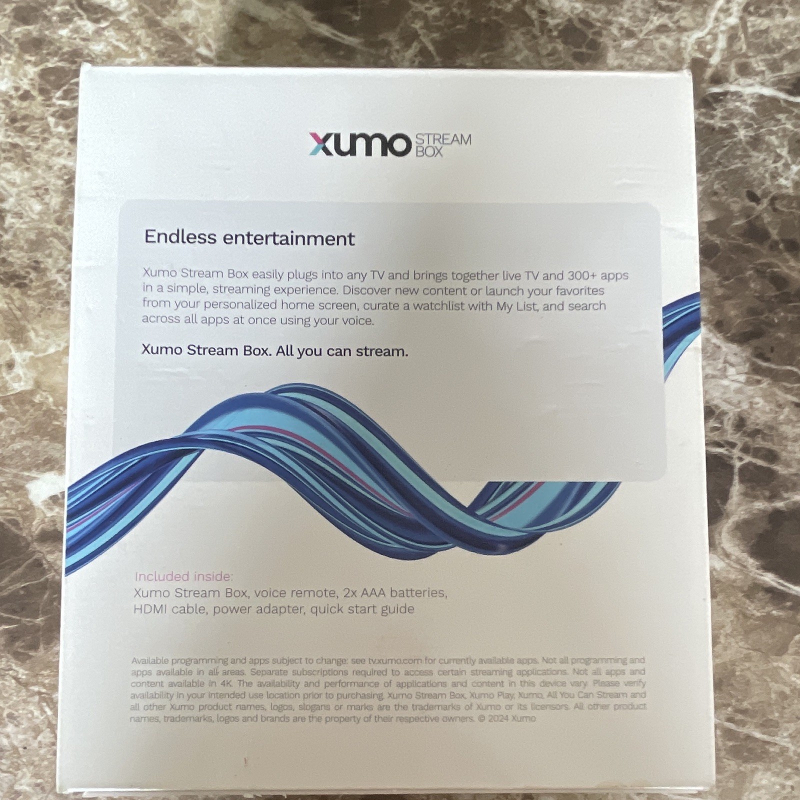 Xumo Stream Box 4K UHD Wi-Fi HDMI