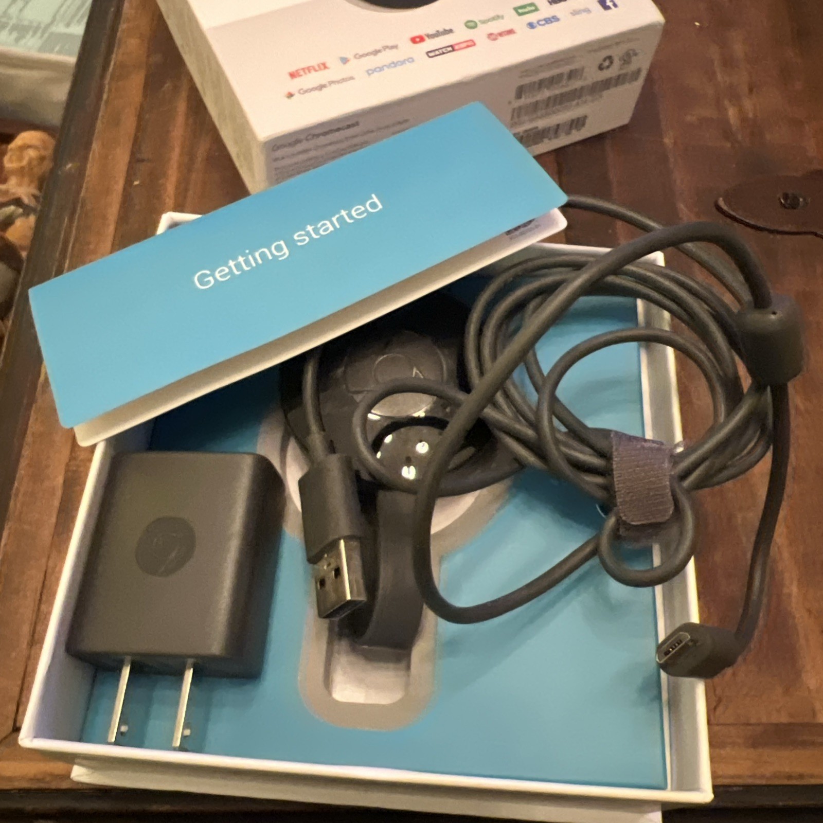 Google Chromecast 2nd Generation Streaming Media Player w/ Box NC2-6A5 Black