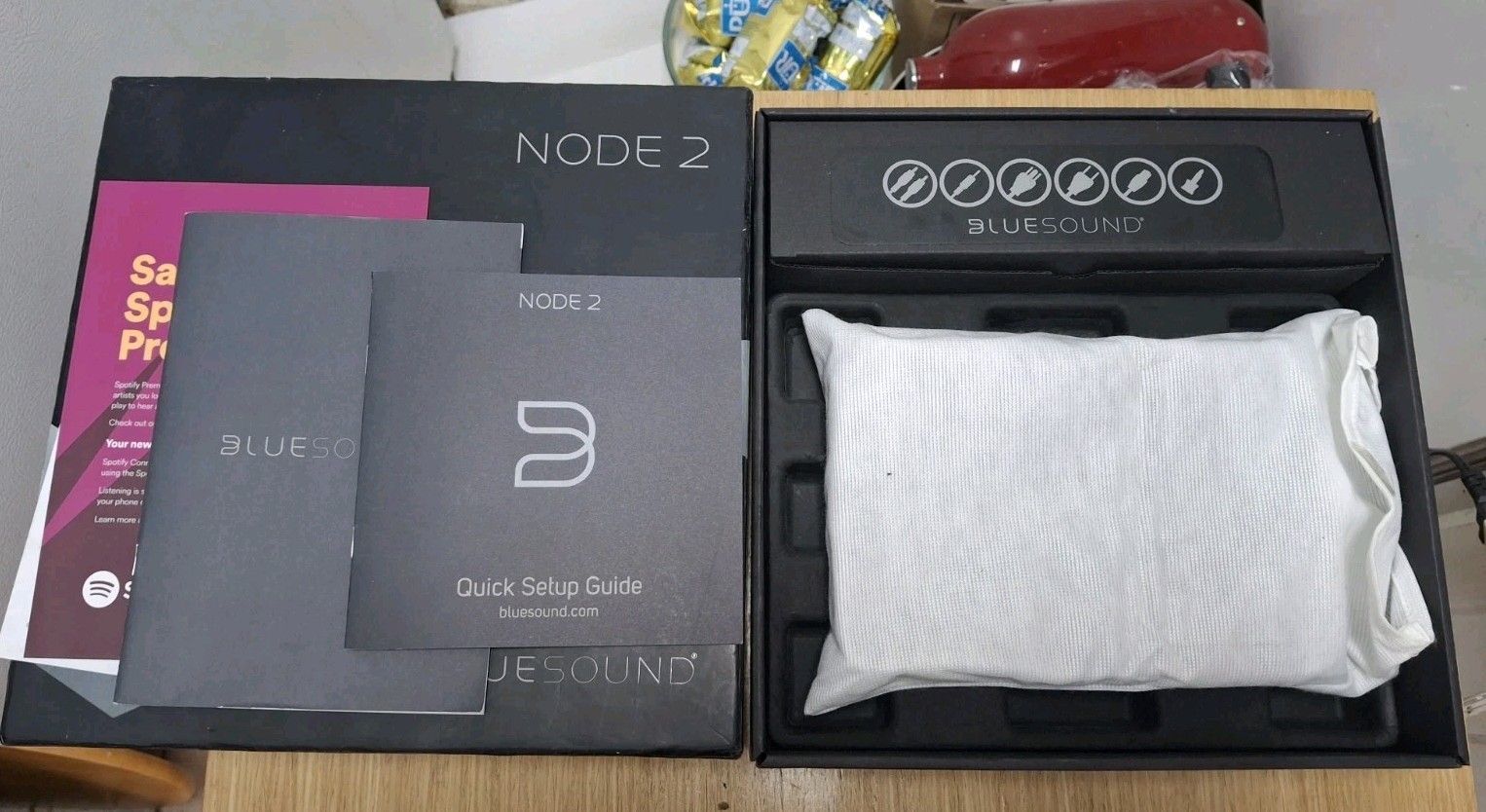 Bluesound NODE 2 Hi-Res Music Streamer – Black NEW With SURFACE BLEMISHES