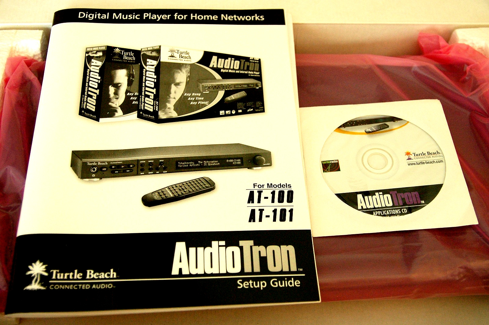 Turtle Beach AT-100 (TBS-3506-01E) Music Player – Original Box with Accessories