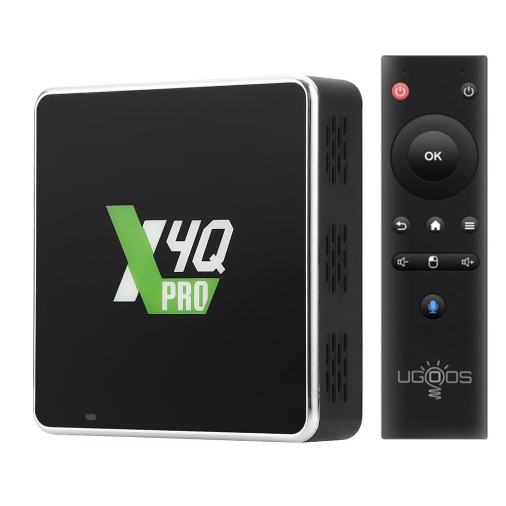 Android TV Box 4GB RAM 32GB ROM 4K HDR Dual WiFi BT 5.1 USB 3.0 Ethernet S905X4