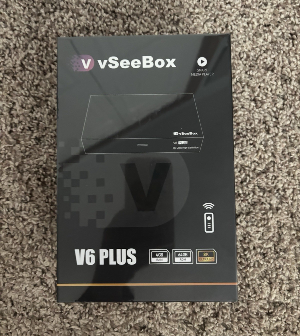 vSeeBox V6 PLUS 8K Android Wi-Fi Box 64GB/4GB HDMI HDR10 Dolby Atmos