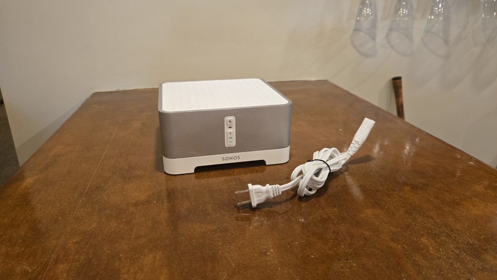 Sonos Connect :Amp Digital Media Streamer – White/Gray