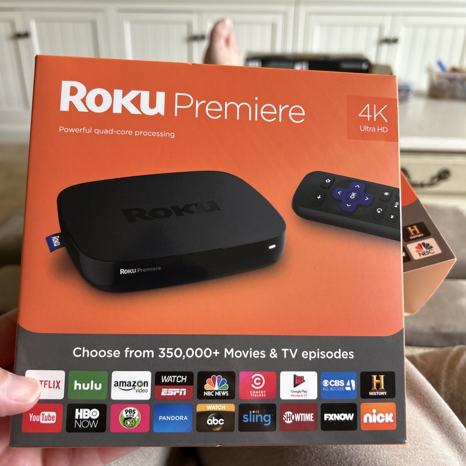 ROKU PREMIER PLUS 4K MEDIA STREAMER PLAYER 4630X W REMOTE * NO ADAPTER *