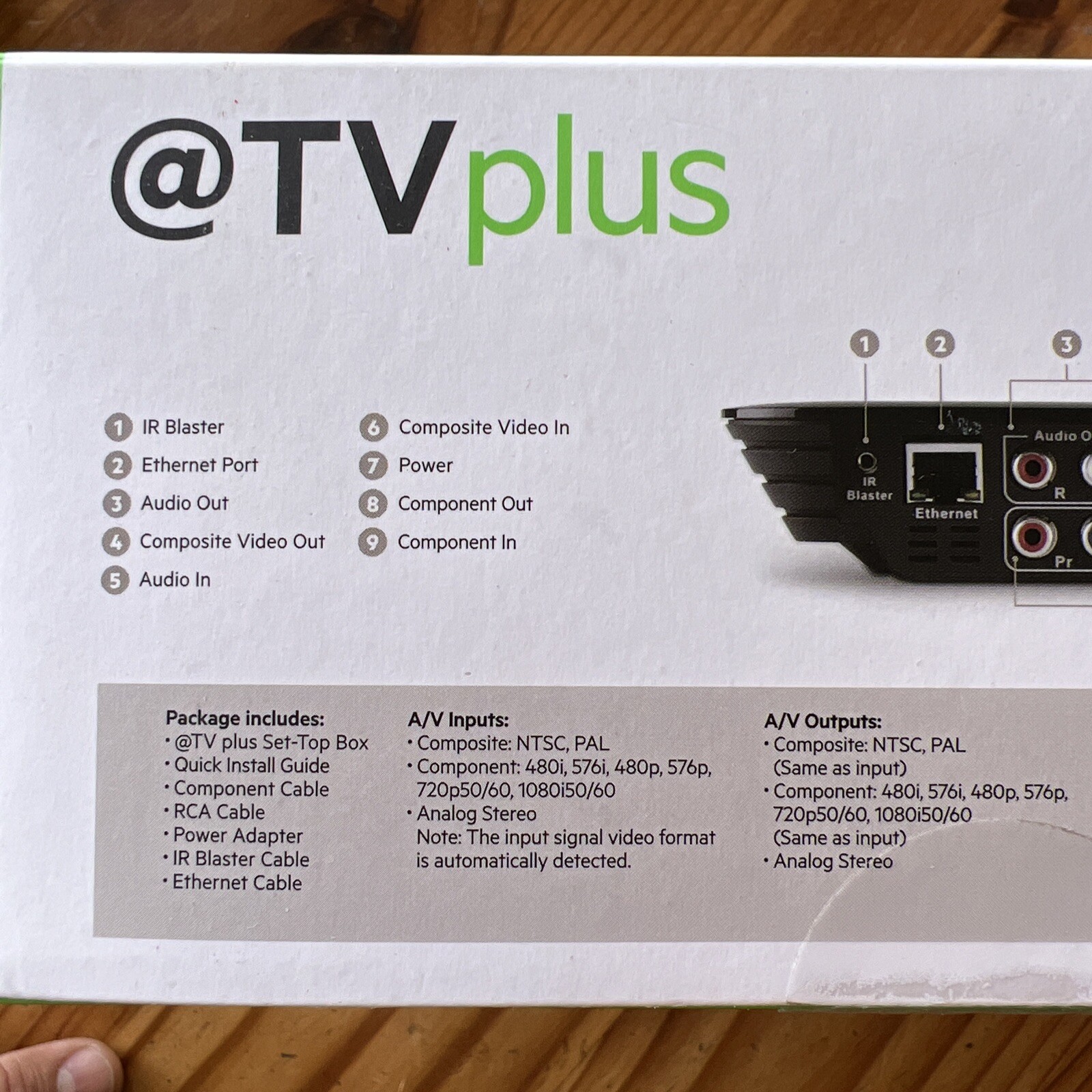 Belkin @TV Plus Set-Top Box Mobile Television Anywhere G1V1000 – NIB