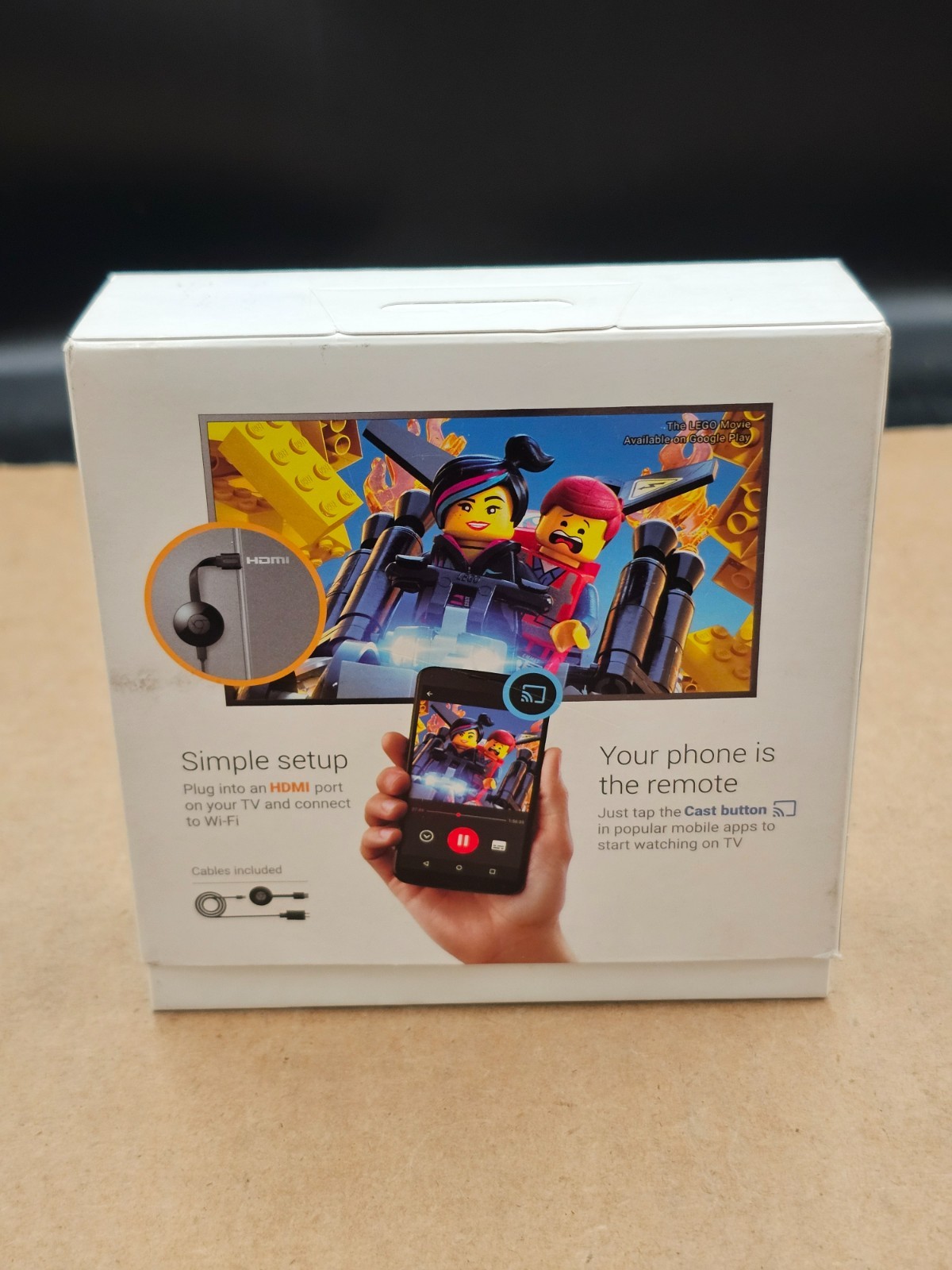 Google Chromecast HD Media Streamer GA3A00093-A14-Z01