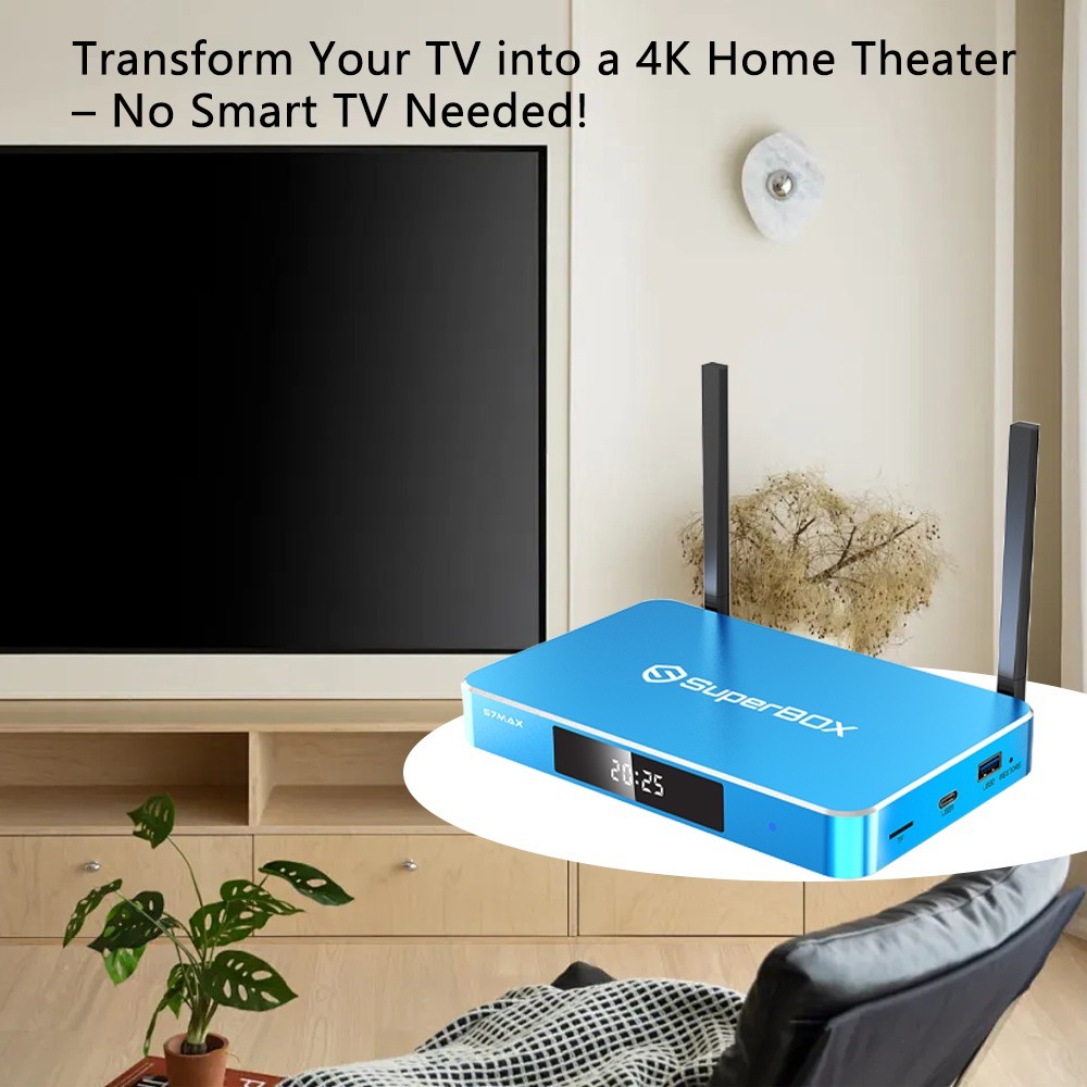 SuperBox S7 Max TV BOX Smooth Operation of The Android System Message To Me
