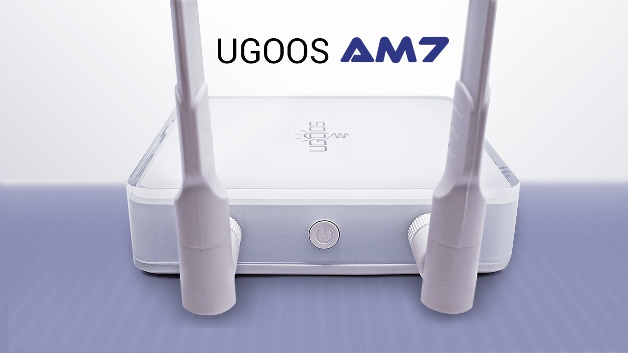 UGOOS AM7 TV BOX Android 11 Amlogic S905X4 DDR4 4GB RAM 32GB ROM WiFi6 1000M