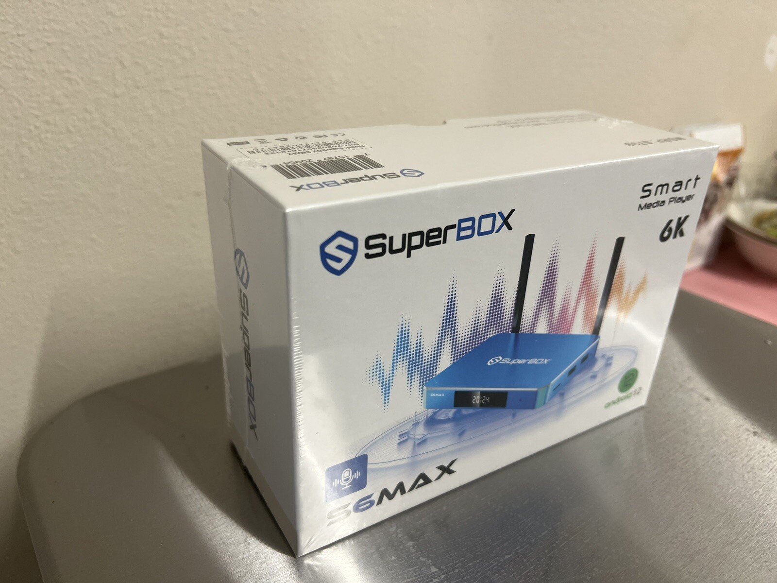 NEW 2025 Model-SuperBox S6 Max, 6K UltraHD, BlueTooth Voice Command