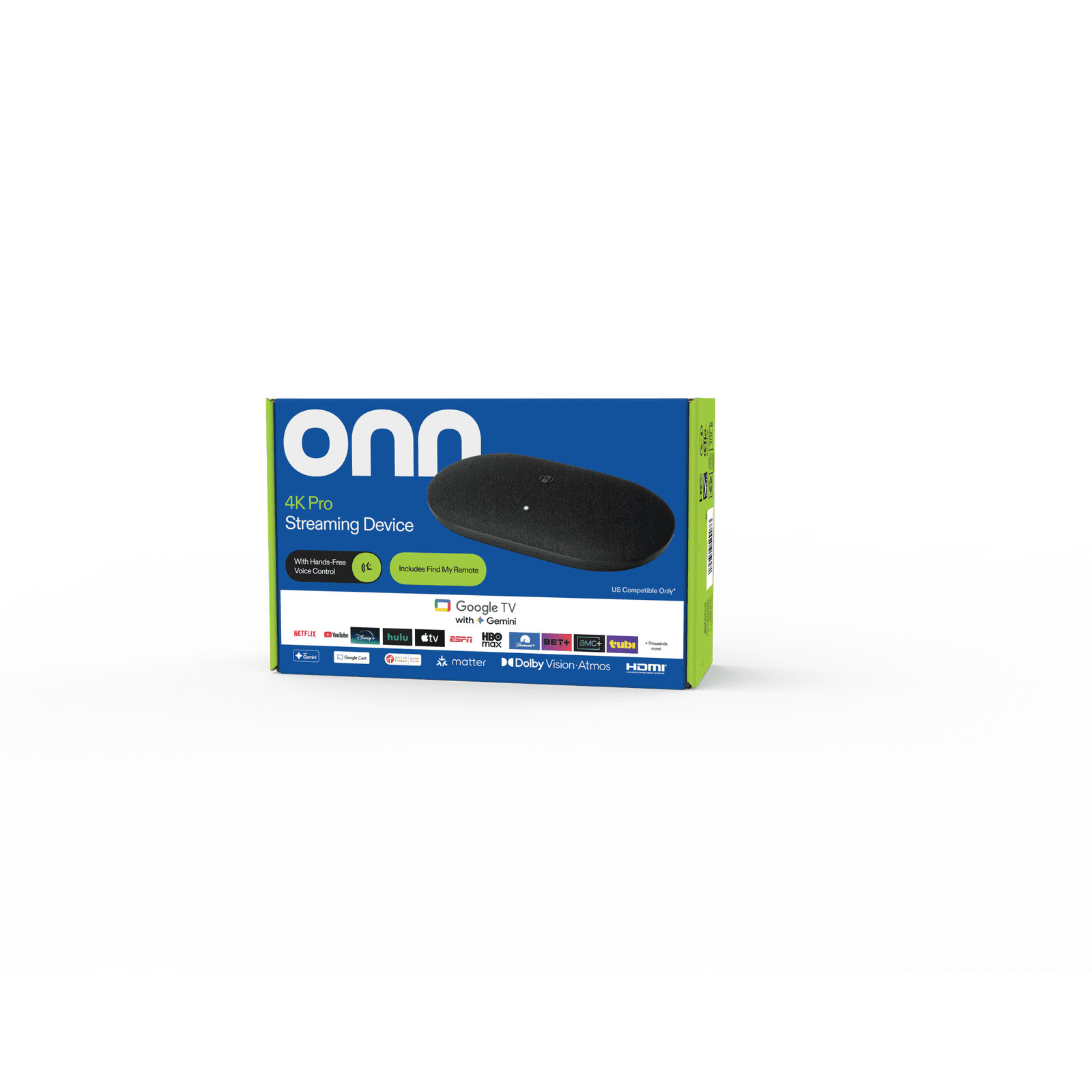 2026 Onn. 4K Pro Streaming Device Google TV 32GB NEW – FREE 2DAY SHIP