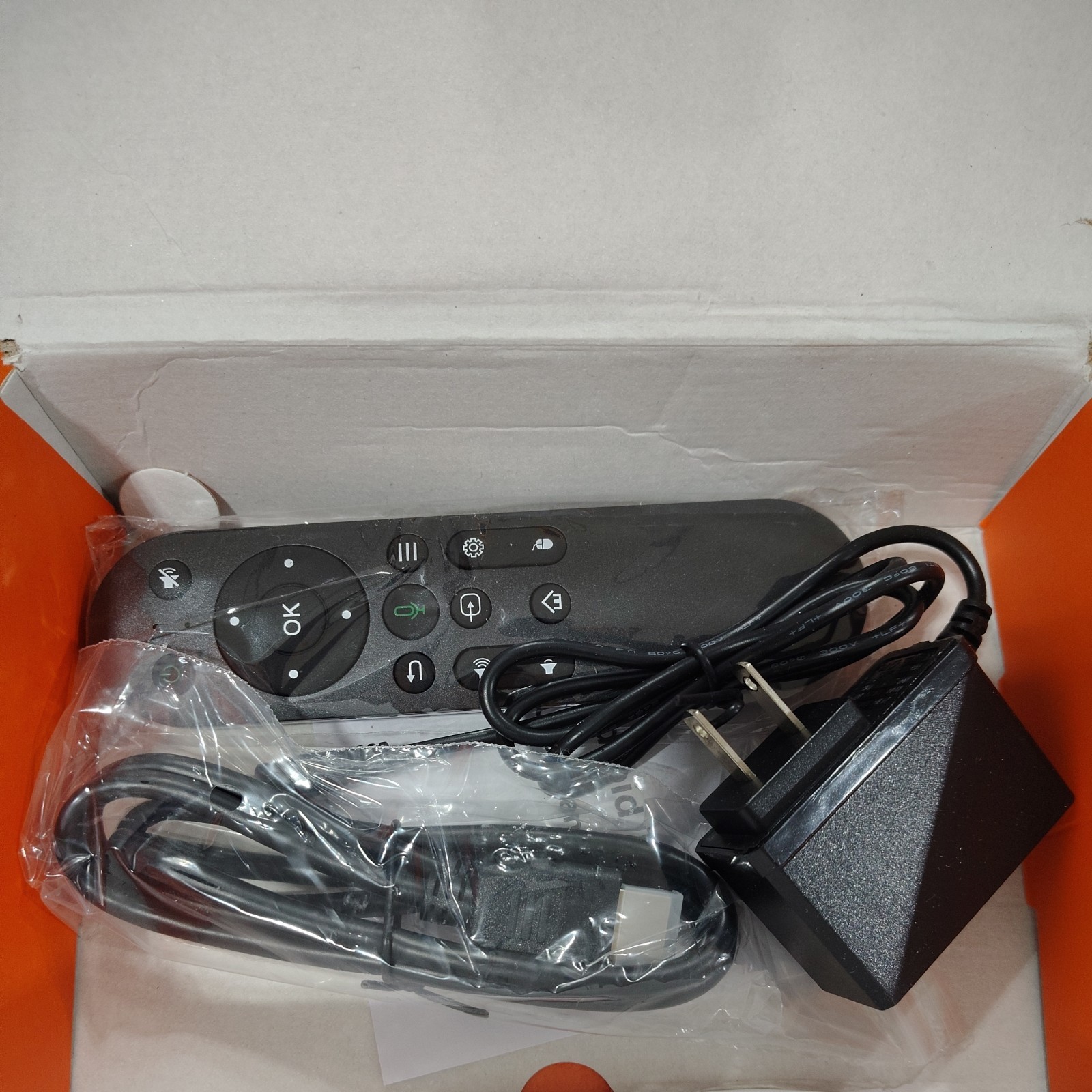 M98 Pro 4K Ultra HD Set-Top Box Open Box Orange Package Media Player TV