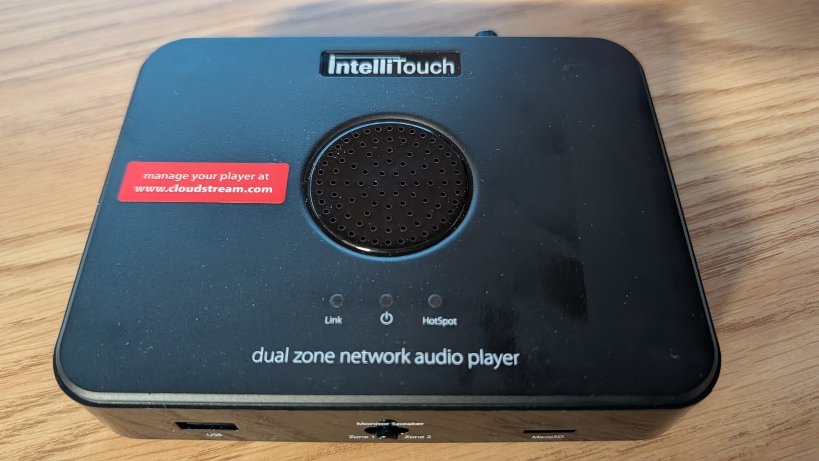 IntelliTouch OHP 9000-IP Dual Zone Network Audio Player Open box demo kit