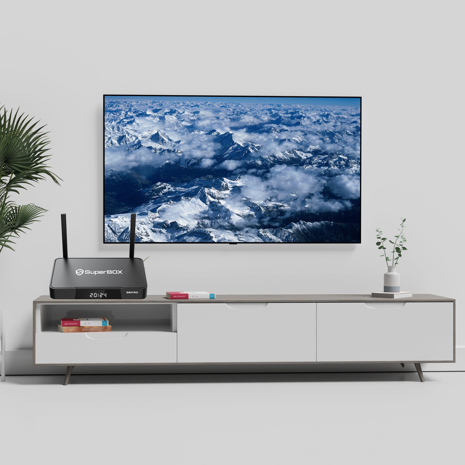 SuperBox S6 Pro TV BOX Speech Control Same-Day Shipment Free Ship