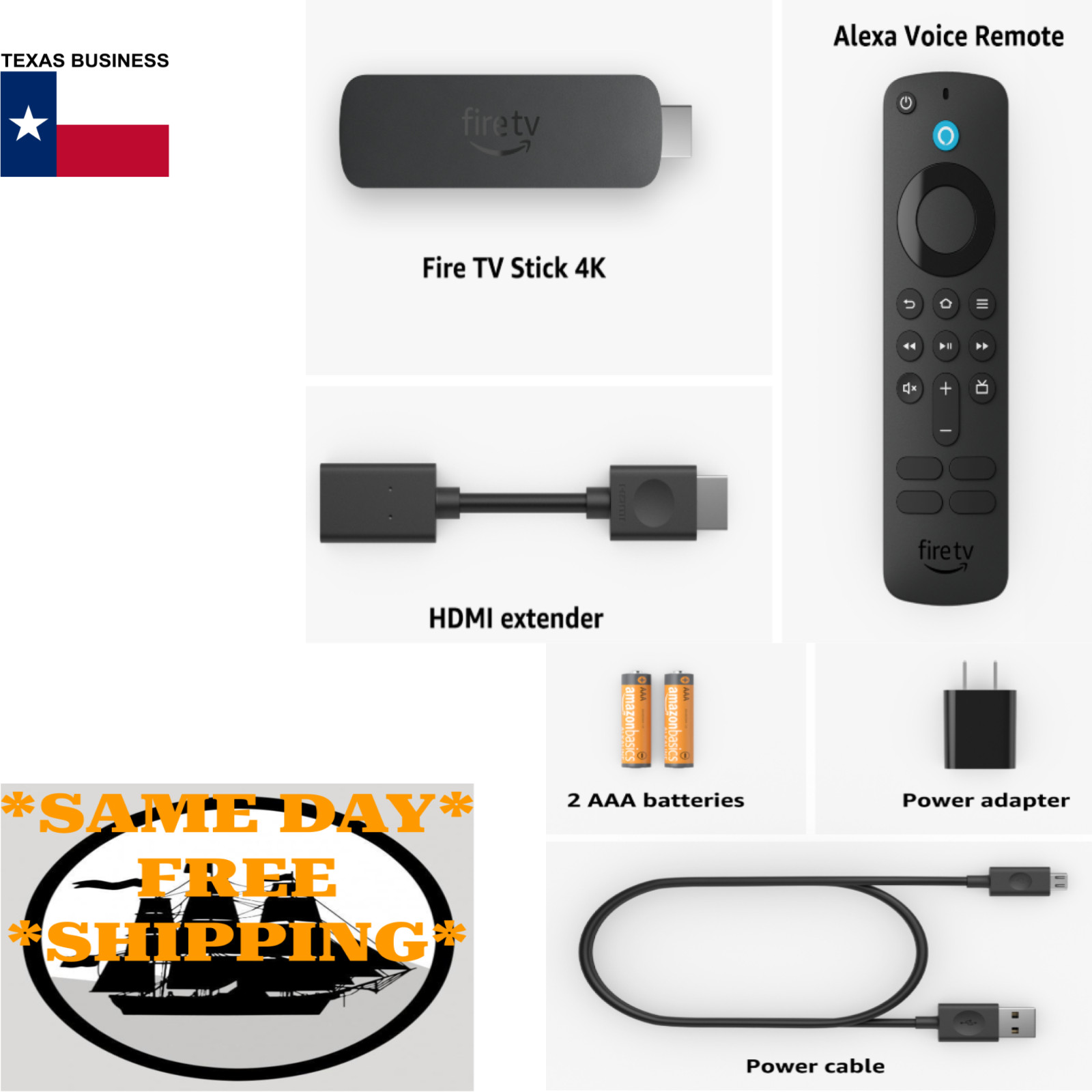 Brand New 2025 Amazon Fire TV Stick 4K UHD Streaming Media Player B0CJM1GNFQ