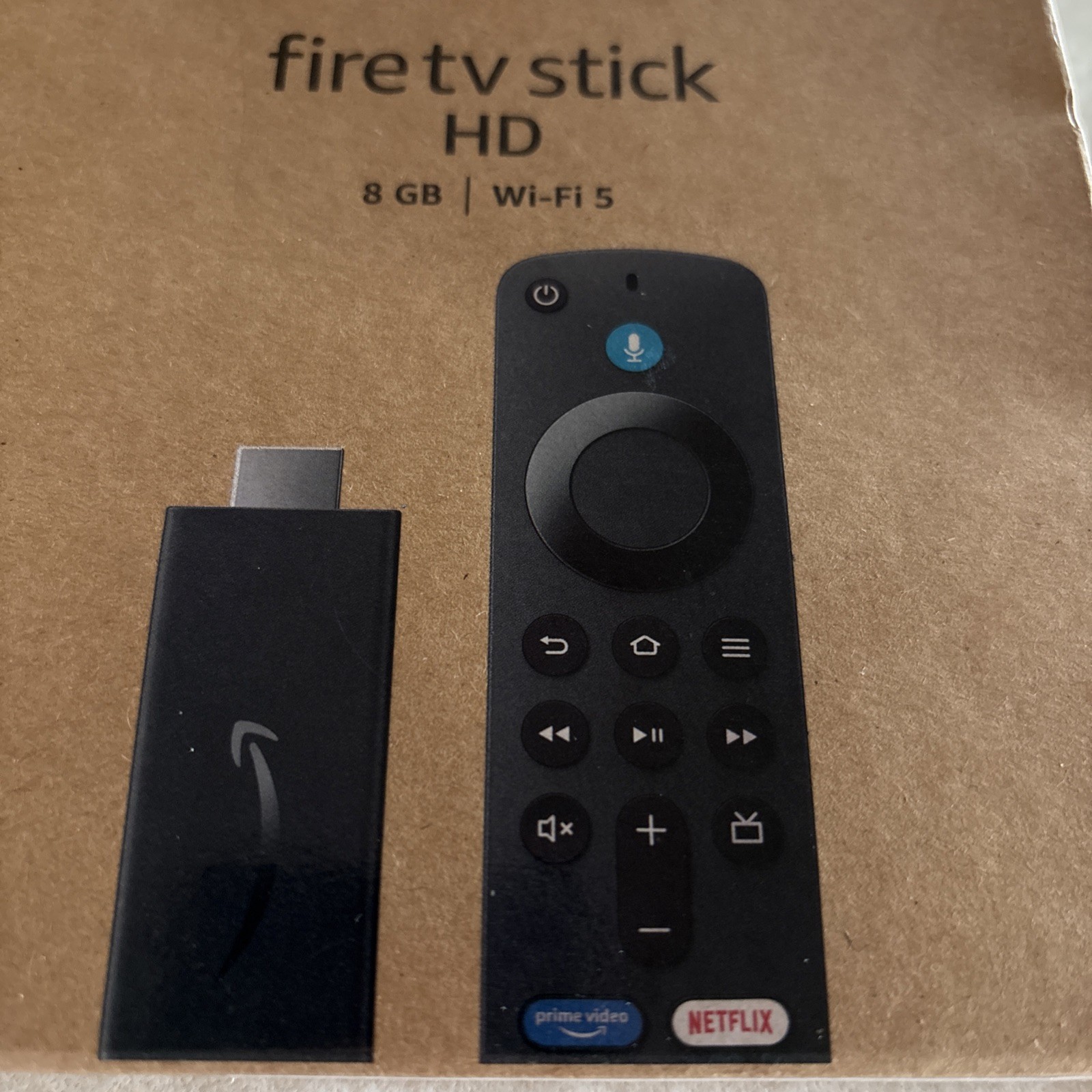 Amazon Fire TV Stick HD (newest model), free and live TV, Alexa Voice Remote