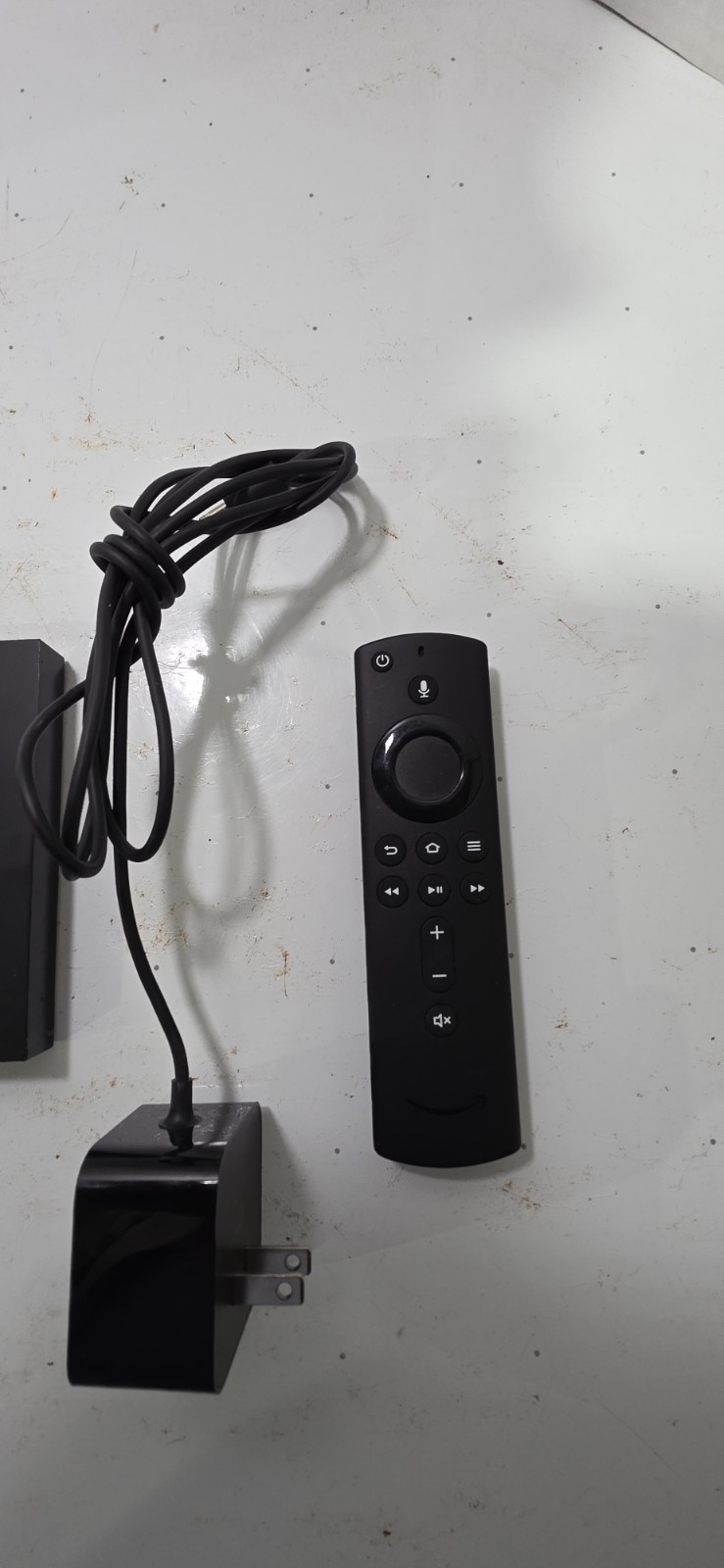 Amazon Media Streamer With Remote Black Model CL-1130 And Firestick W87CUN