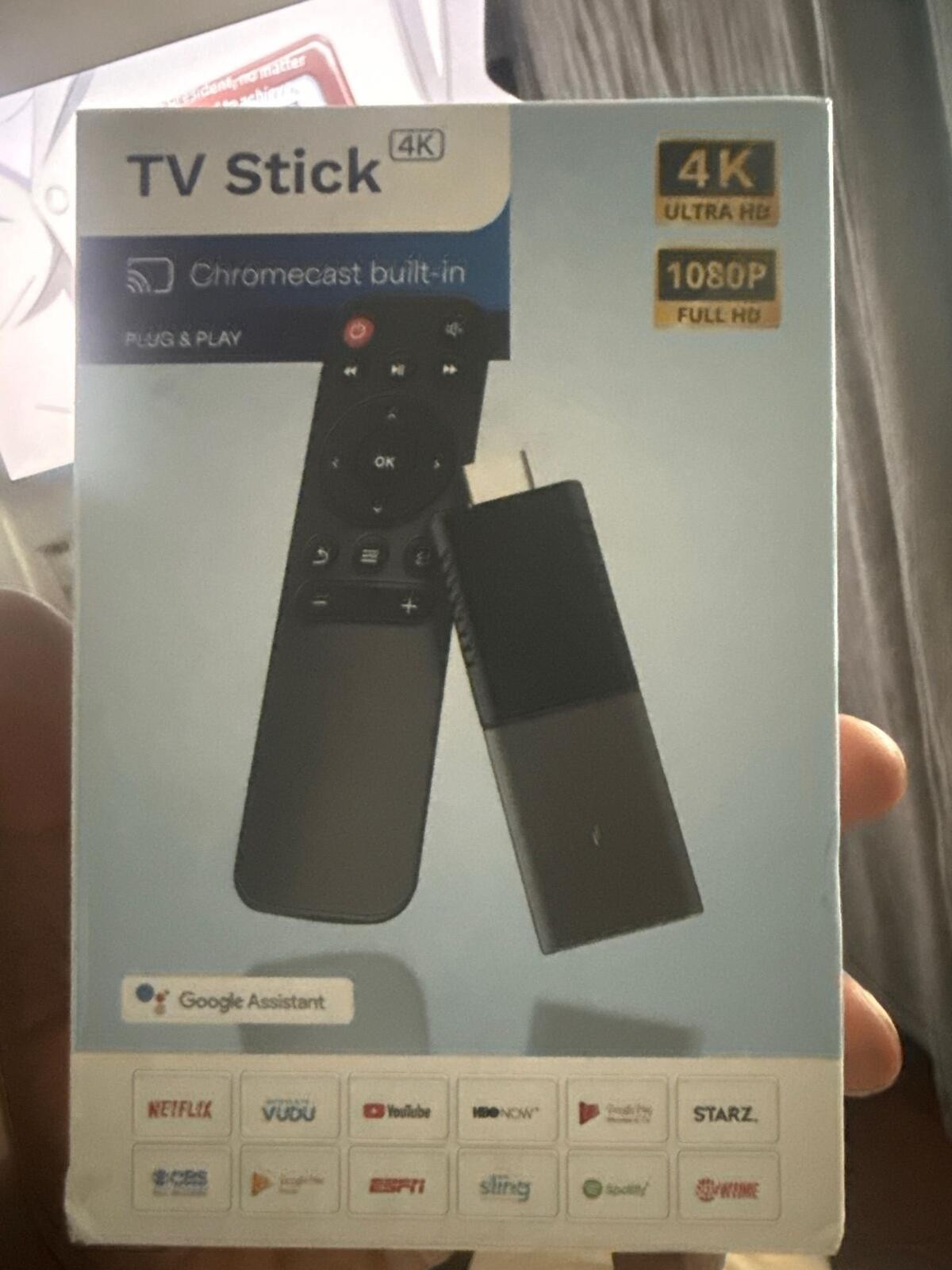 TV Stick 4K Powered by Android TV 14 with Remote Control