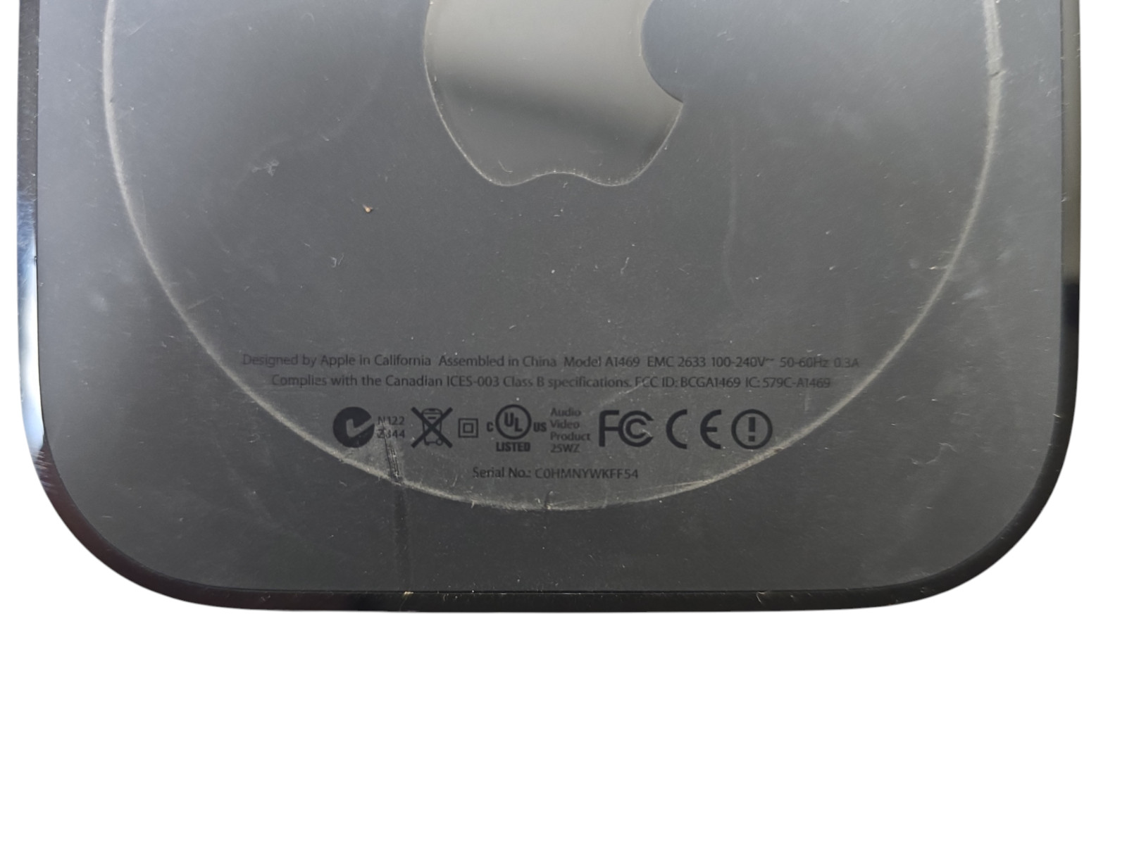 Apple TV 3rd Gen HD Media Streamer A1469 w/ Remote A1294 | Tested