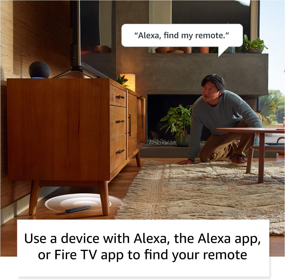 Amazon Fire TV Alexa Voice Remote Pro (Newest Model) with Remote Finder, TV Cont