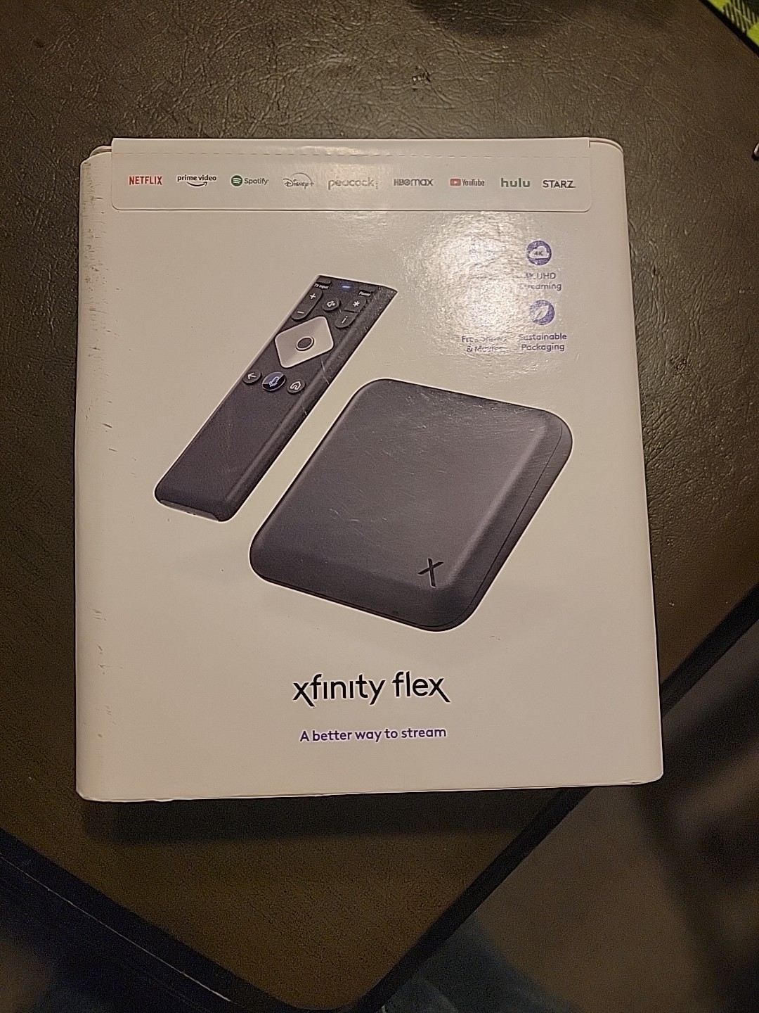 XFINITY Flex 4K UHD Streaming TV Box Voice Remote New in Box Never Opened