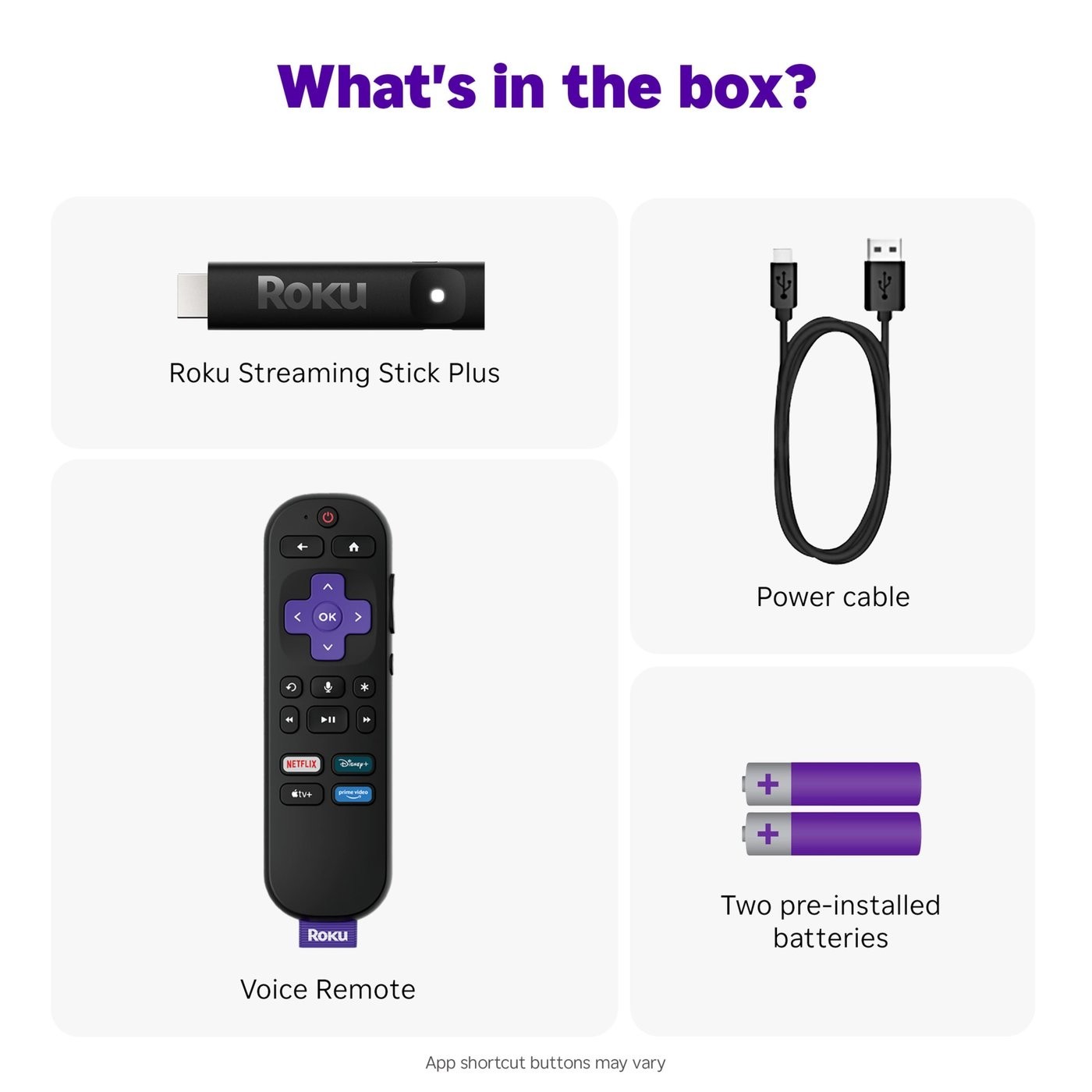 NEW-Roku Streaming Stick Plus 4K & HDR Roku Streaming Device for TV with Voice
