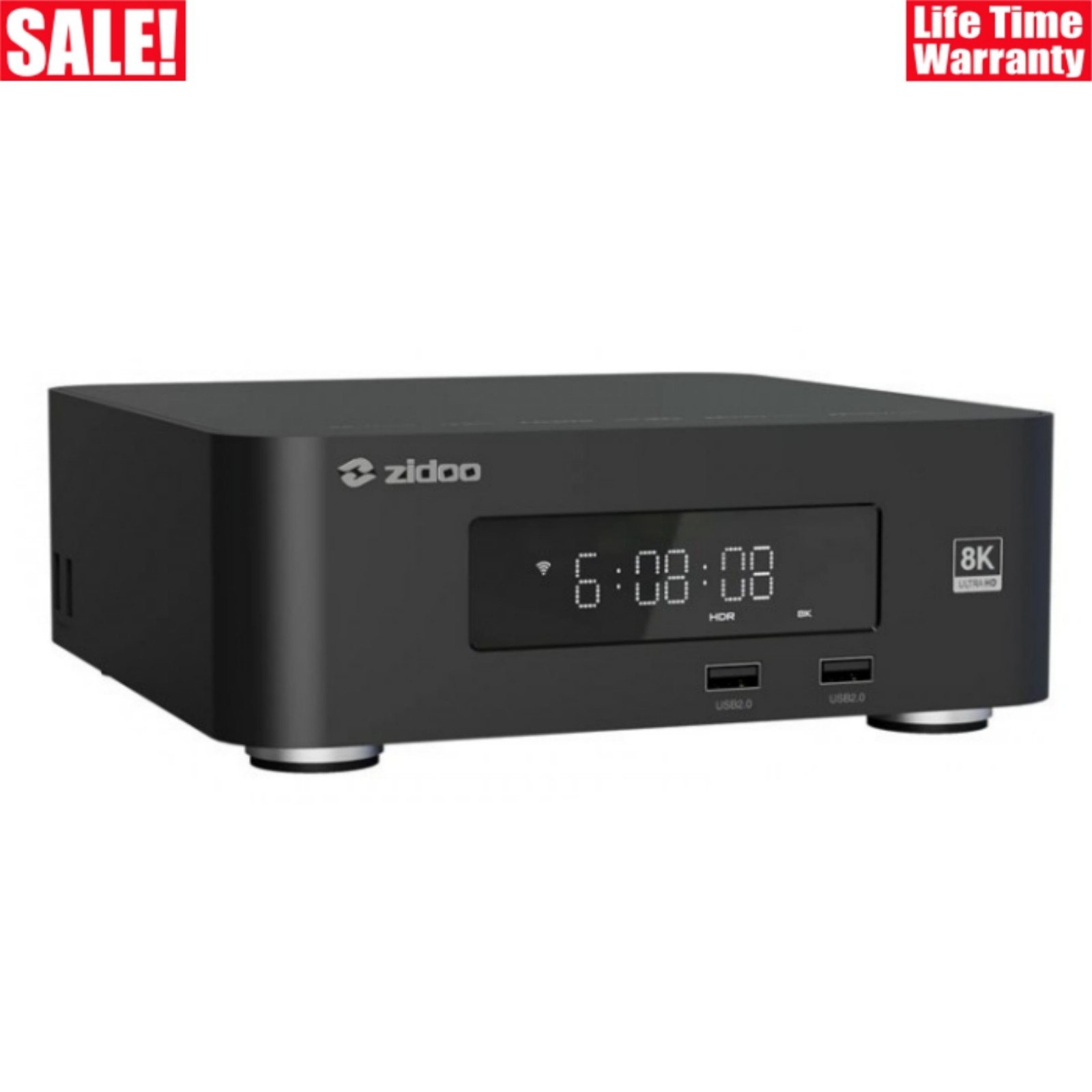 ZIDOO Z30 PRO 8K Music Player Built-in HDD Bay 6GB DDR +64GB EMMC WiFi Bluetooth