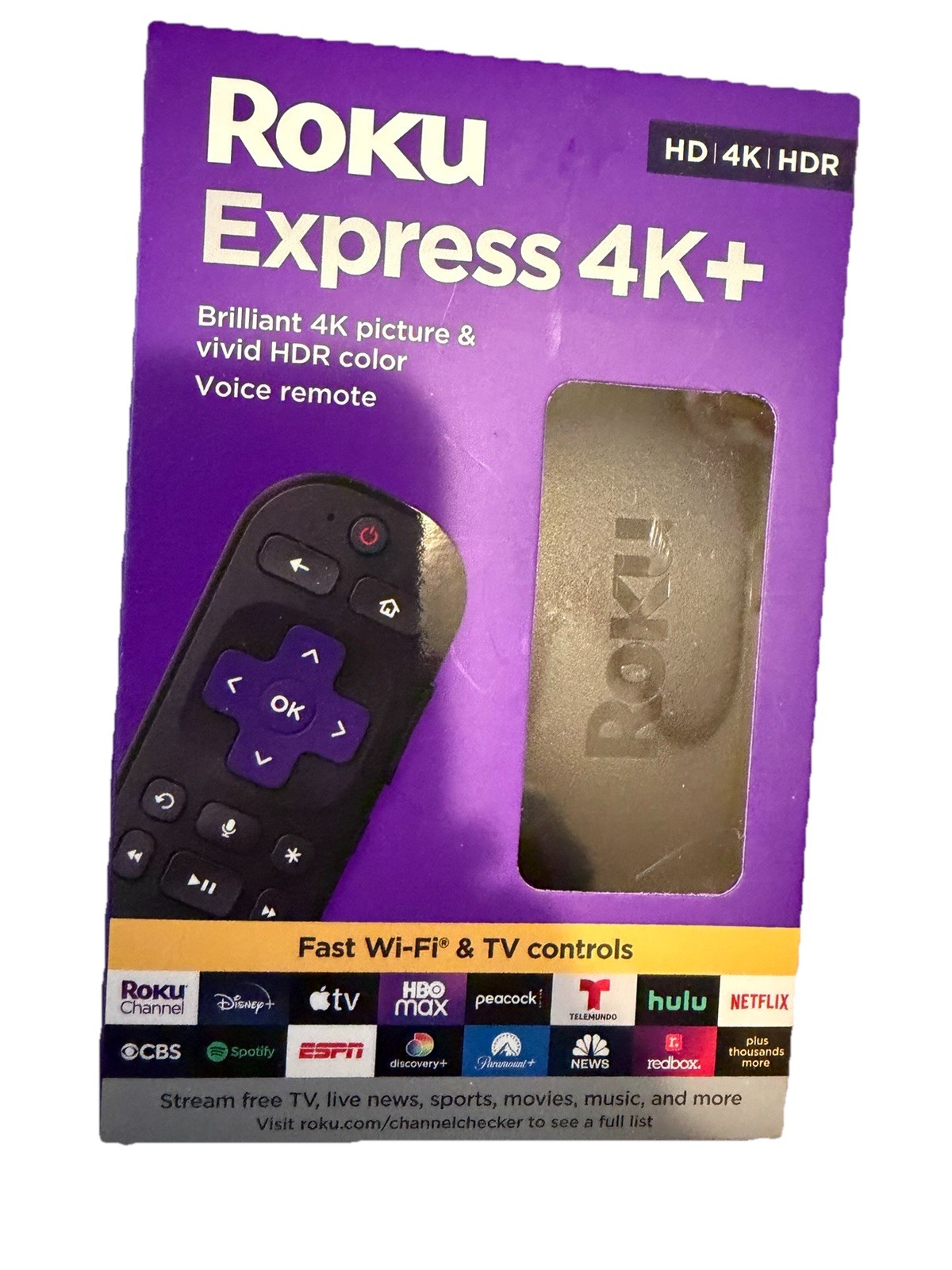 Roku Express 4K+ 3941R2 HDR Media Streamer