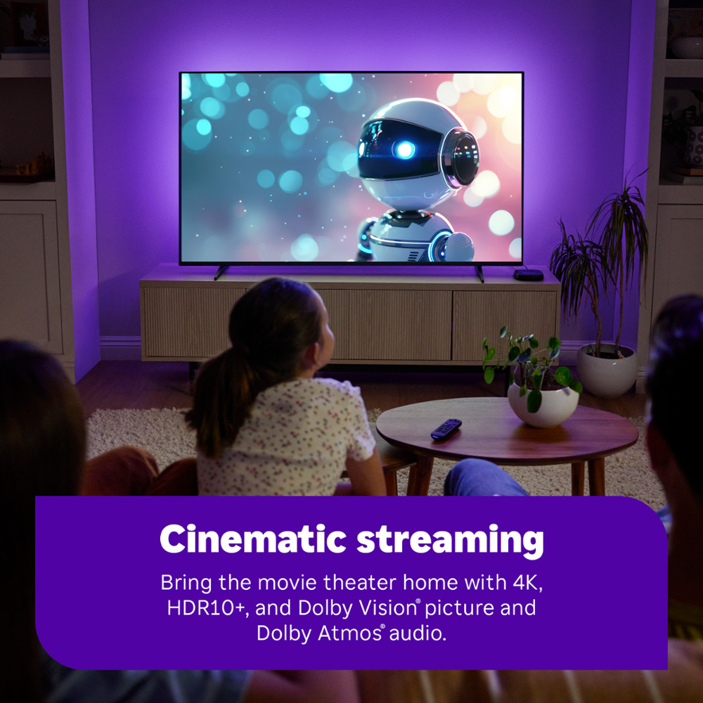 Roku Ultra 4850R 4K Streaming Player with Voice Remote – App Shortcuts May Vary