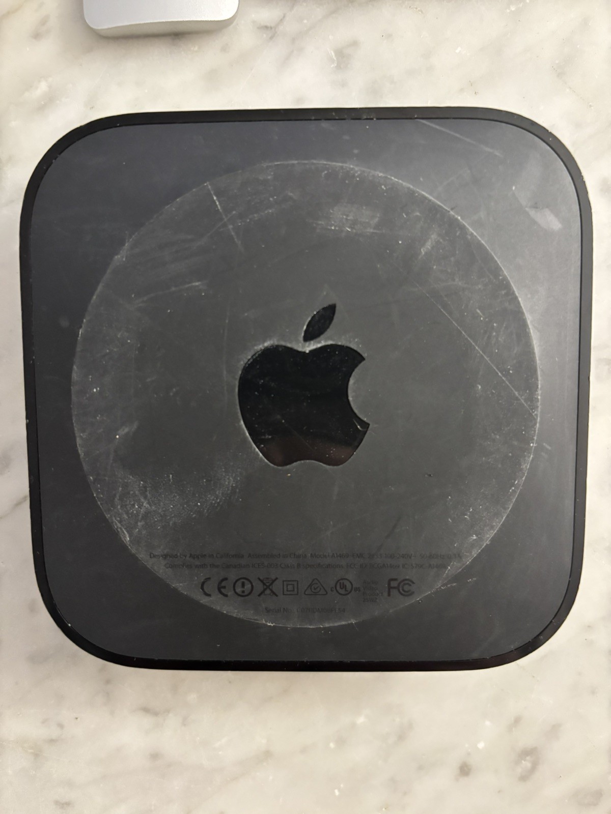Apple TV 3rd Generation HD Media Streamer A1469 Unit and Remote TESTED