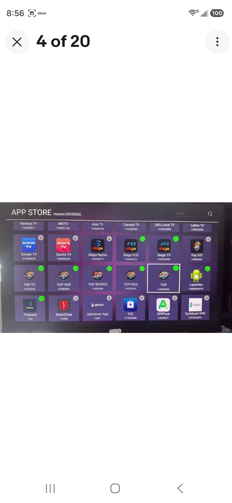 2026 Magabox MG6 Plus Streaming Device with Voice Remote Control New In Box