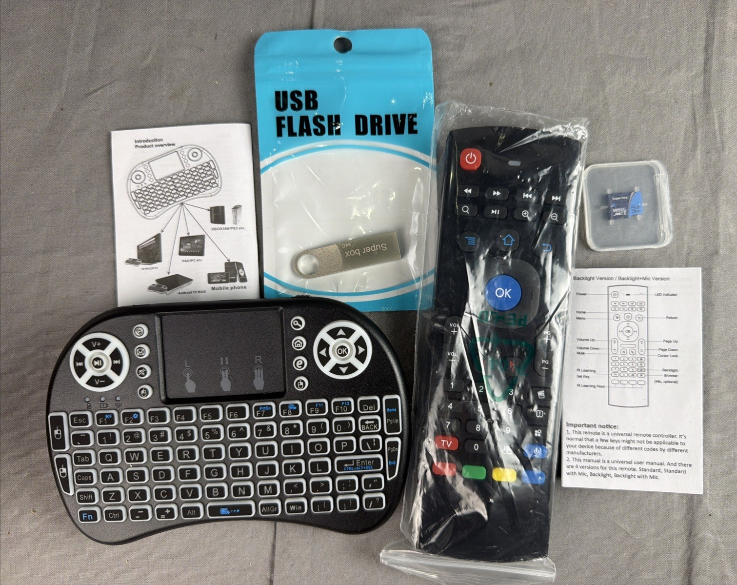 SuperBox S5 Pro Streaming TV Smart Media Player 6K WiFi BUNDLE w Remotes + 64GB