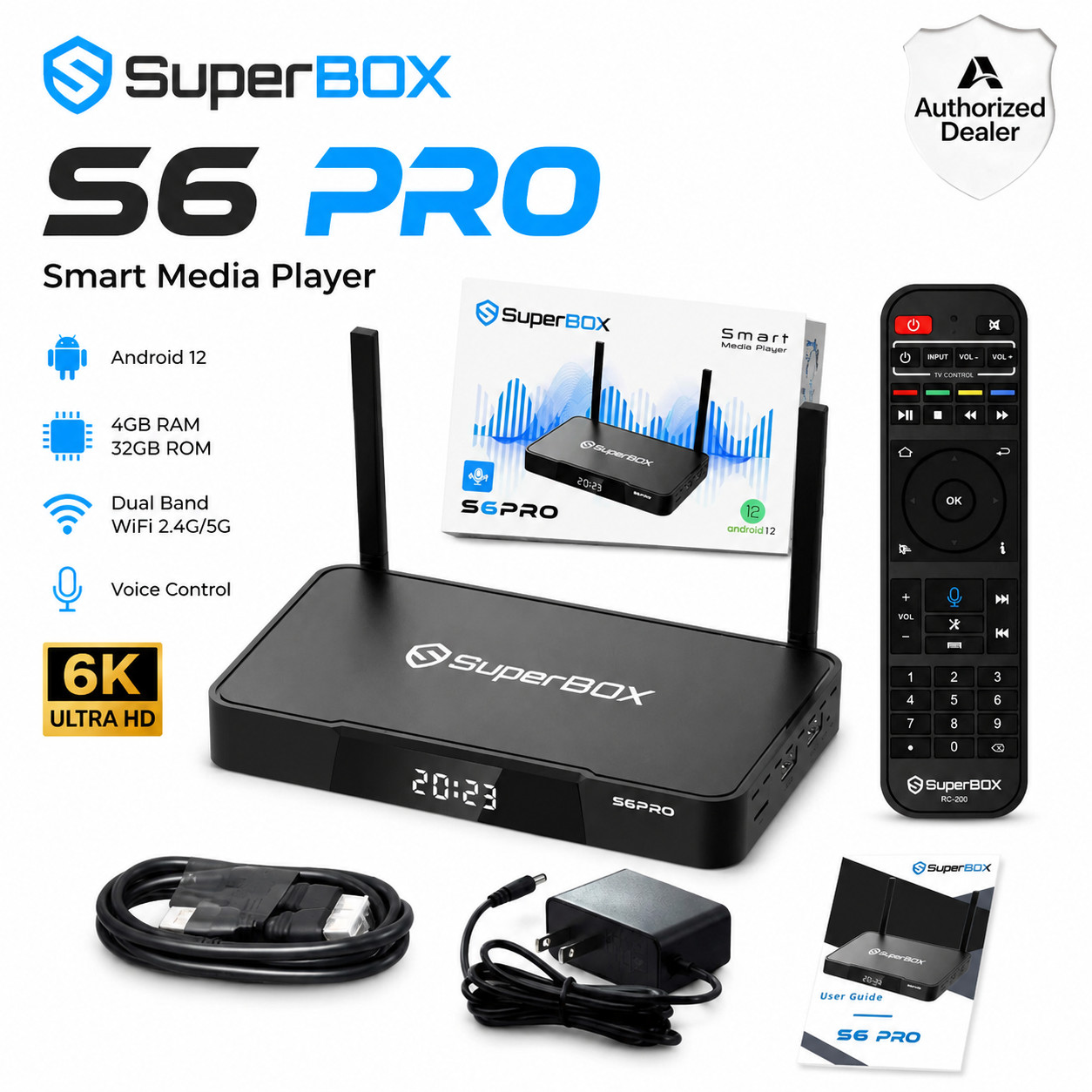 New SuperBox S6 Pro BOX – Authorized Distributor – Free Shipping Message To Me