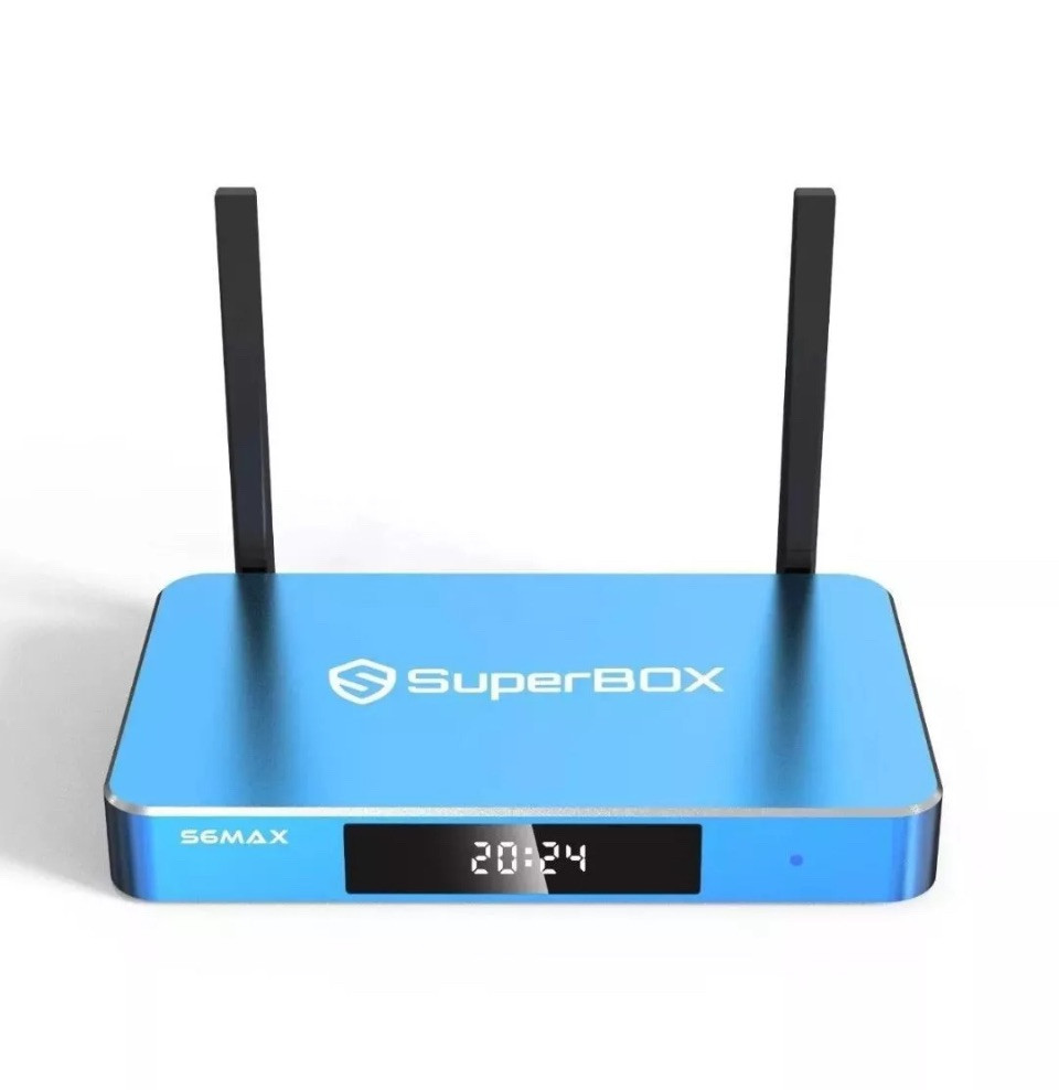 NEW 2025 Model-SuperBox S6 Max, 6K UltraHD, BlueTooth Voice Command