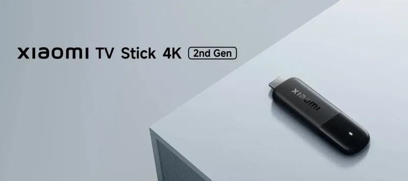 2025 Xiaomi TV Stick 4K 2nd Gen, Google TV, Portable WiFi Streaming Media